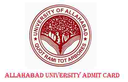 Allahabad University Admit Card 2017 download